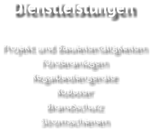Dienstleistungen Projekt und BauleitertätigkeitenFörderanlagen Regalbediengeräte RoboterBrandschutzStromschienen